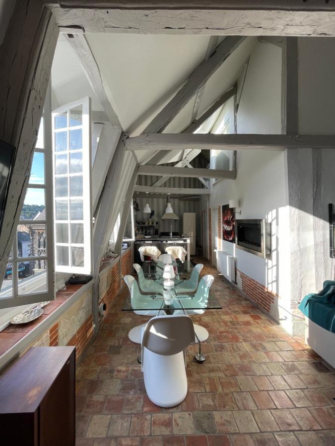 Le Loft Du Homard Bleu - Entre Ciel Et Mer - Free Parking 500M أونفلور المظهر الخارجي الصورة