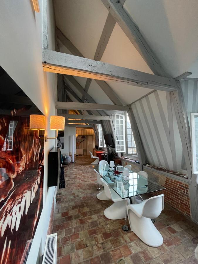 Le Loft Du Homard Bleu - Entre Ciel Et Mer - Free Parking 500M أونفلور المظهر الخارجي الصورة